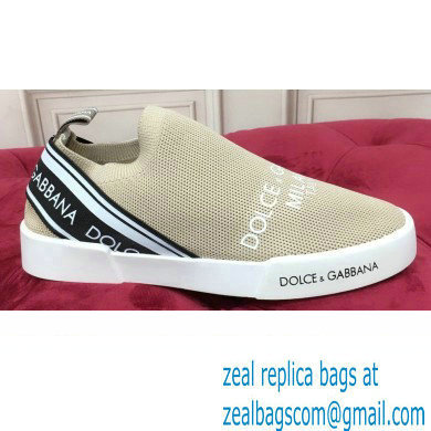 Dolce  &  Gabbana Slip On Sneakers with Logo 05 2021
